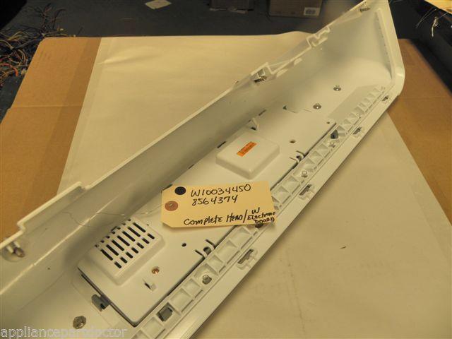 KENMORE ELITE WASHER W10034450 8564374 COMPLETE HEAD W/ CONTROL BOARD *SEE NOTE KENMORE ELITE WASHER W10034450 8564374 COMPLETE HEAD W/ CONTROL BOARD *SEE NOTE
